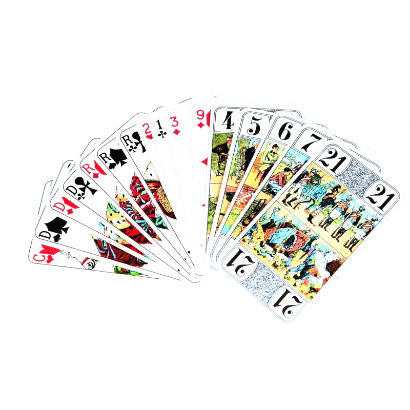 Jeu tarot pas cher avec 78 cartes à jouer. Achat en ligne de jeux de cartes